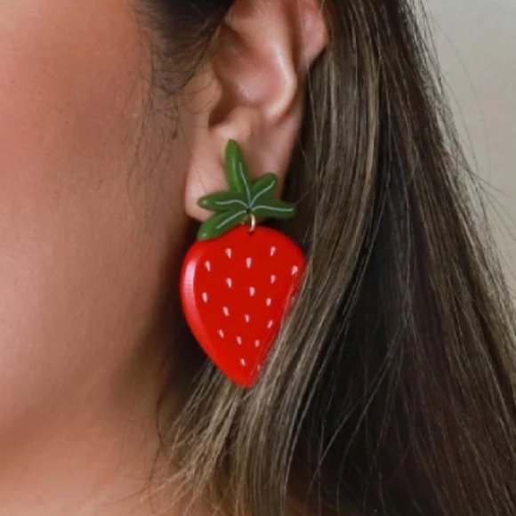 Woll Jewelry Jewelry - Woll Jewelry Strawberry Earrings